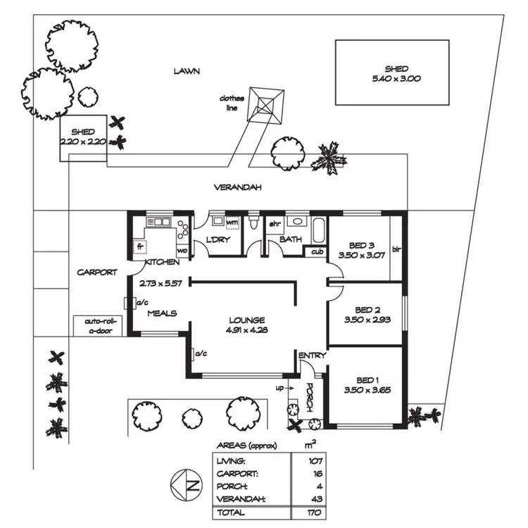Floorplan of Homely house listing, 63 Pegasi Avenue, Hope Valley SA 5090