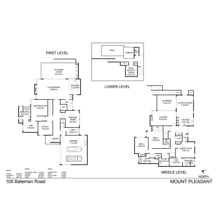 Floorplan of Homely house listing, #105 Bateman Road, Mount Pleasant WA 6153