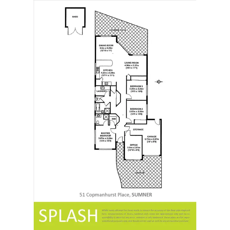 Floorplan of Homely house listing, 51 Copmanhurst Place, Sumner QLD 4074