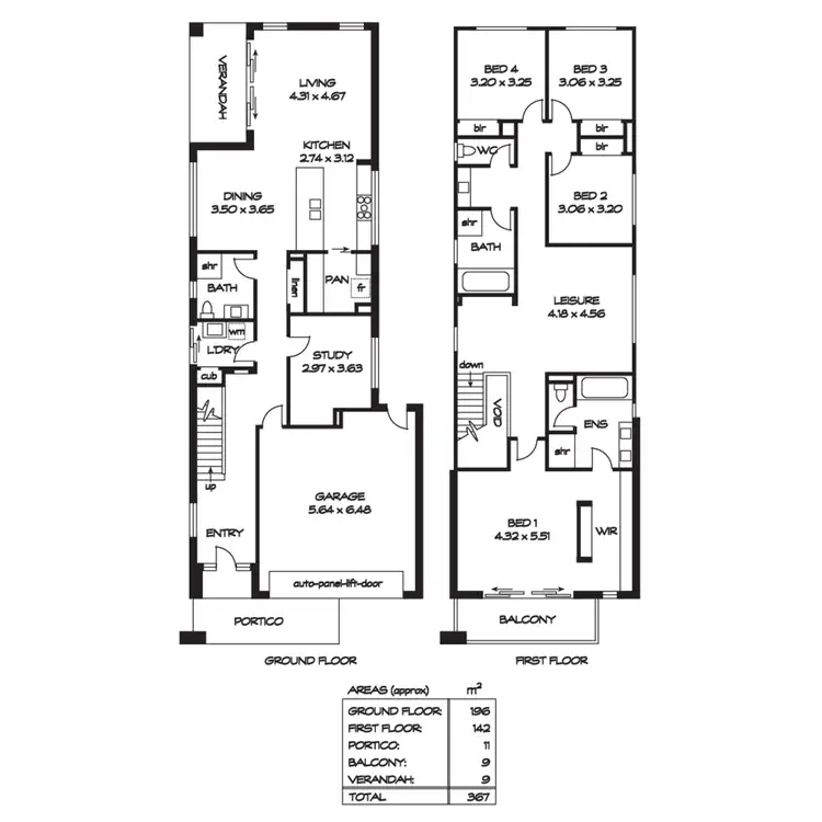 Floorplan of Homely house listing, 557D & E The Parade, Magill SA 5072