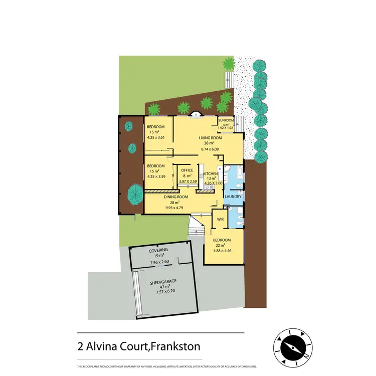 Floorplan of Homely house listing, 2 Alvina Court, Frankston VIC 3199