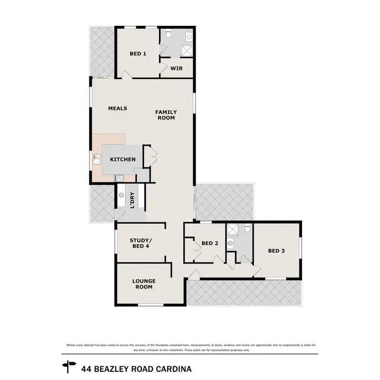 Floorplan of Homely house listing, 44 Beazley Road, Cardinia VIC 3978
