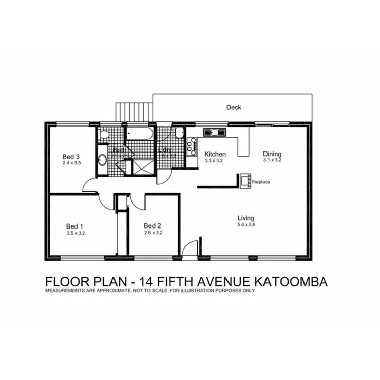 Floorplan of Homely house listing, 14 Fifth Avenue, Katoomba NSW 2780