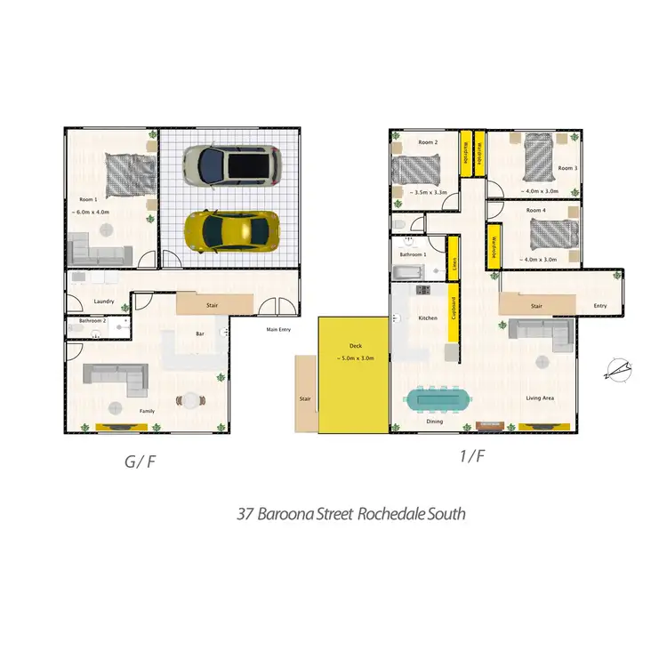 Floorplan of Homely house listing, 37 Baroona Street, Rochedale South QLD 4123