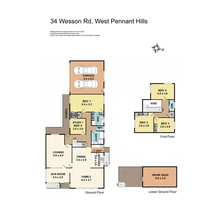 Floorplan of Homely house listing, 34 Wesson Road, West Pennant Hills NSW 2125