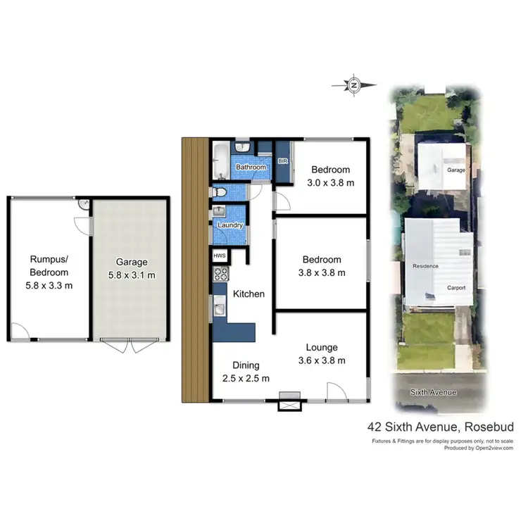 Floorplan of Homely house listing, 42 Sixth Avenue, Rosebud VIC 3939