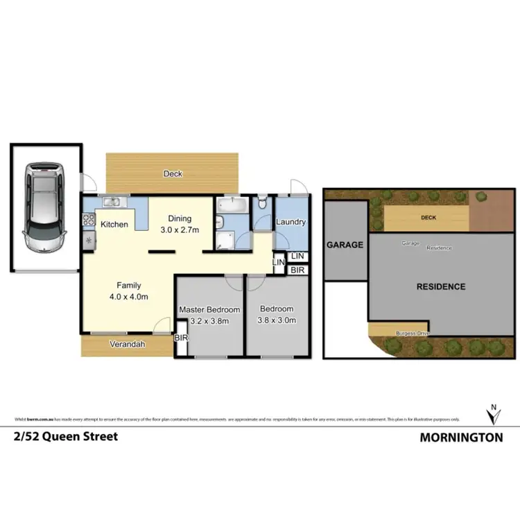 Floorplan of Homely unit listing, 2/52 Queen Street, Mornington VIC 3931