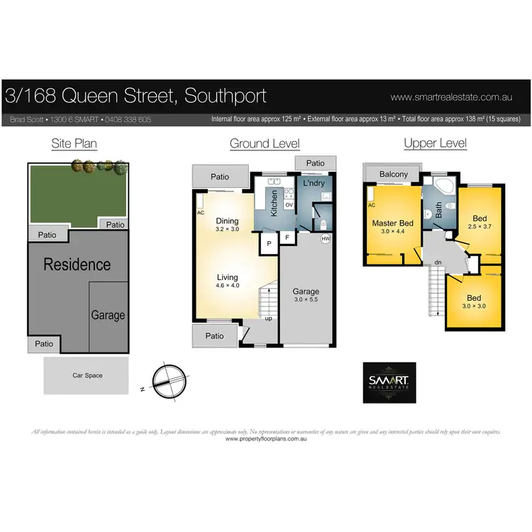 Floorplan of Homely townhouse listing, 3/168 Queen Street, Southport QLD 4215