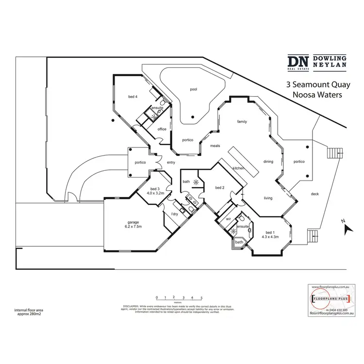 Floorplan of Homely house listing, 3 Seamount Quay, Noosa Waters QLD 4566