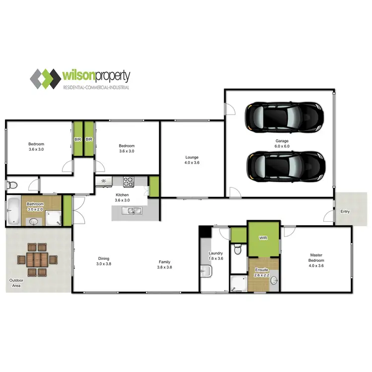 Floorplan of Homely house listing, 511 Charolais Street, Traralgon VIC 3844