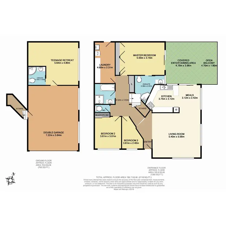 Floorplan of Homely townhouse listing, 2 Donegal Road, Berkeley Vale NSW 2261