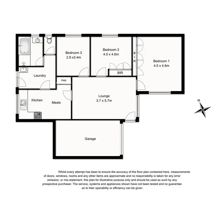 Floorplan of Homely flat listing, 10/48 Lakes Terrace East, Mount Gambier SA 5290