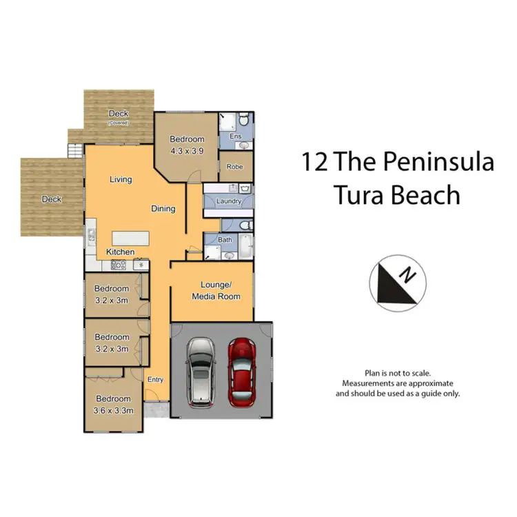 Floorplan of Homely house listing, 12 The Peninsula, Tura Beach NSW 2548