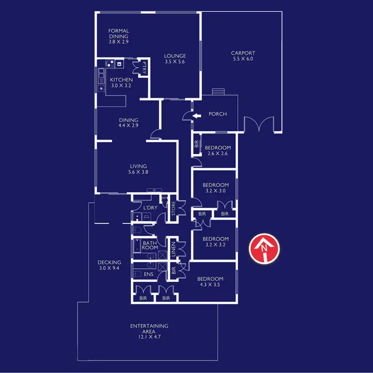 Floorplan of Homely house listing, 95 Ernest Street, Bell Post Hill VIC 3215