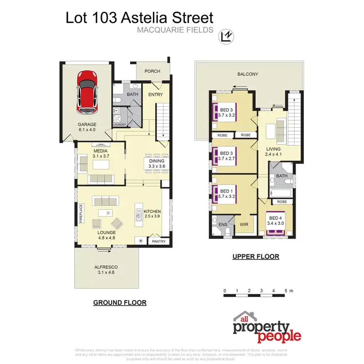 Floorplan of Homely house listing, Lot 103 18 Astelia Street, Macquarie Fields NSW 2564