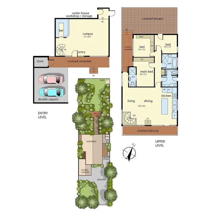 Floorplan of Homely house listing, 81 Bruce Road, Mount Martha VIC 3934