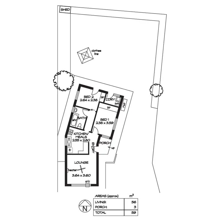 Floorplan of Homely house listing, 30 Railway Terrace North, Goodwood SA 5034