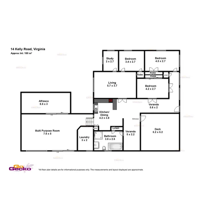 Floorplan of Homely house listing, 14 Kelly Road, Virginia QLD 4014