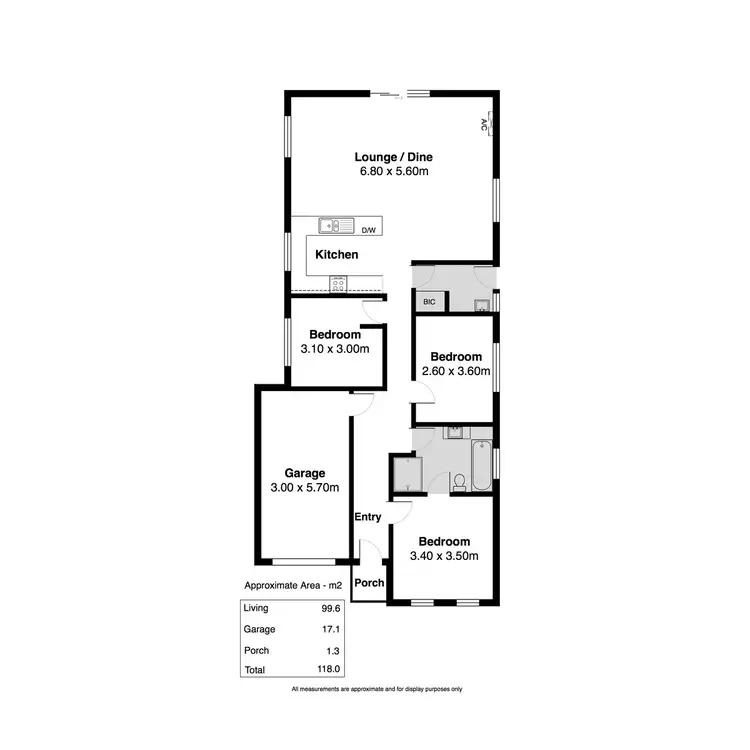 Floorplan of Homely house listing, 34A Hagen Crescent, Hackham West SA 5163