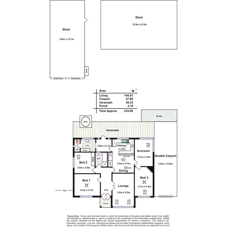 Floorplan of Homely house listing, 68 Harvey Street, Collinswood SA 5081