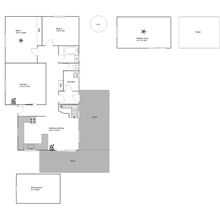 Floorplan of Homely house listing, 34 Sleaford Terrace, Port Lincoln SA 5606