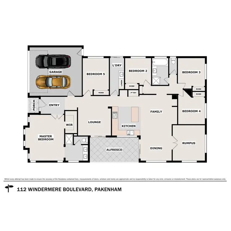 Floorplan of Homely house listing, 112 Windermere Boulevard, Pakenham VIC 3810
