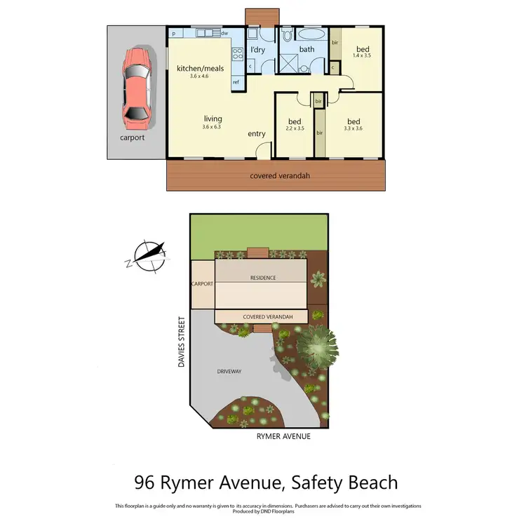 Floorplan of Homely house listing, 96 Rymer Avenue, Safety Beach VIC 3936