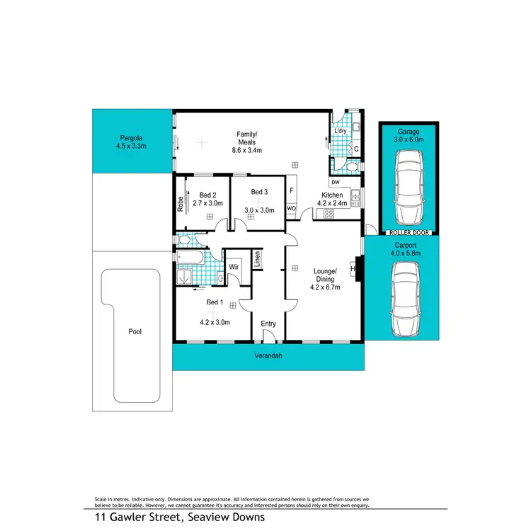 Floorplan of Homely house listing, 11 Gawler Street, Seaview Downs SA 5049