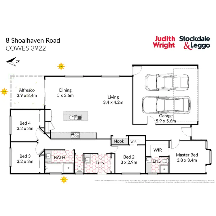 Floorplan of Homely house listing, 8 Shoalhaven Road, Cowes VIC 3922