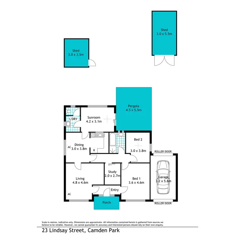 Floorplan of Homely house listing, 23 Lindsay Street, Camden Park SA 5038