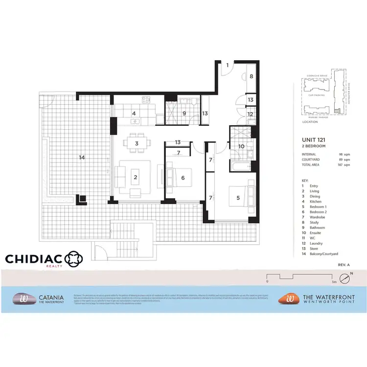 Floorplan of Homely apartment listing, 121/26 Baywater Drive, Wentworth Point NSW 2127