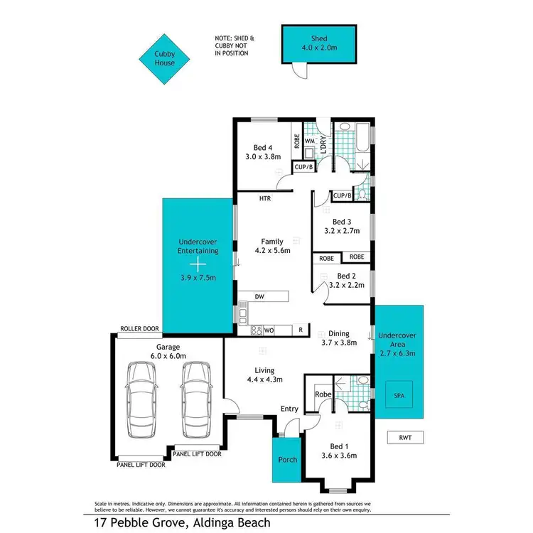 Floorplan of Homely house listing, 17 Pebble Court, Aldinga Beach SA 5173