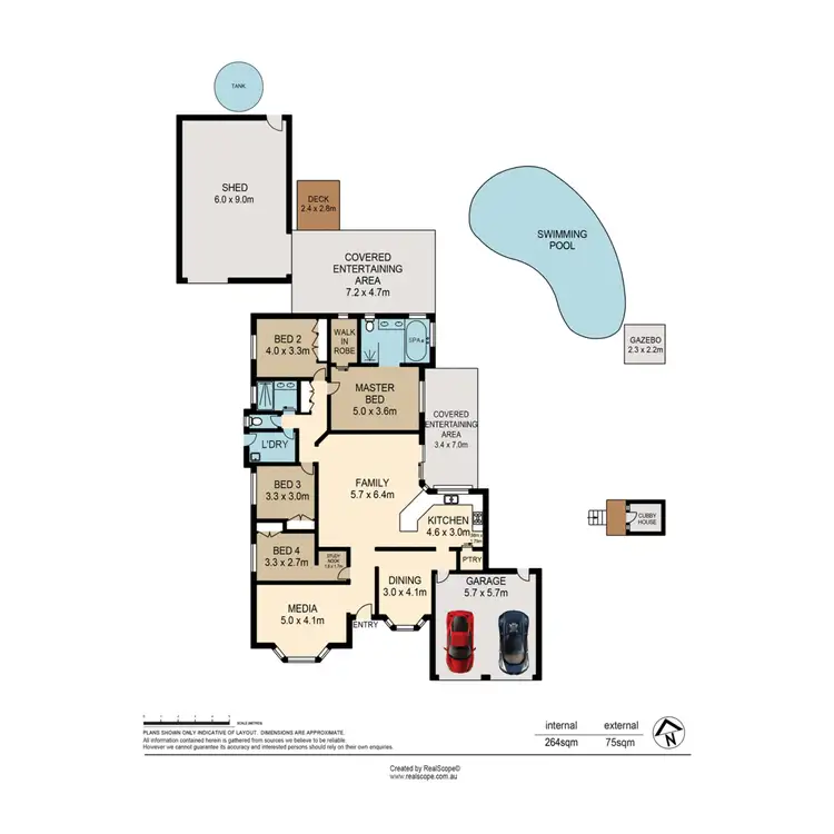 Floorplan of Homely house listing, 57 Gibson Crescent, Bellbowrie QLD 4070