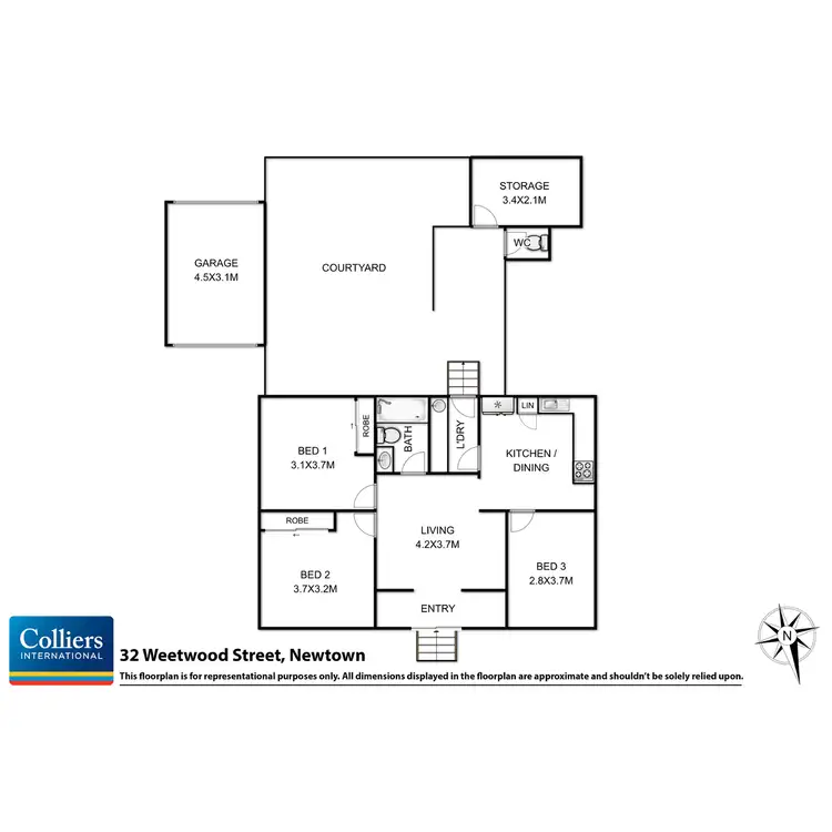 Floorplan of Homely house listing, 32 Weetwood Street, Newtown QLD 4350