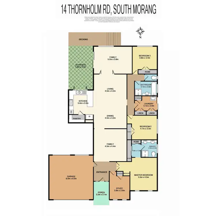 Floorplan of Homely house listing, 14 Thornholm Road, South Morang VIC 3752