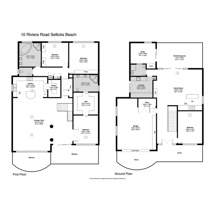 Floorplan of Homely house listing, 10 Riviera Road, Sellicks Beach SA 5174
