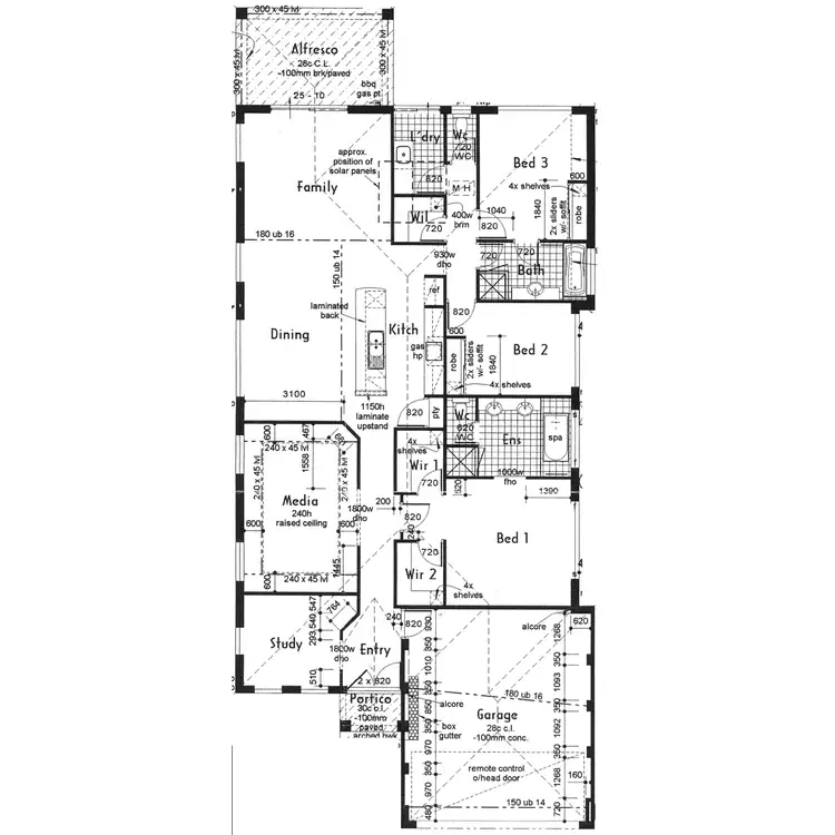 Floorplan of Homely house listing, 1 Gerygone Pass, Tapping WA 6065