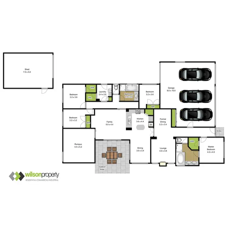 Floorplan of Homely house listing, 49-51 Greenfield Drive, Traralgon VIC 3844