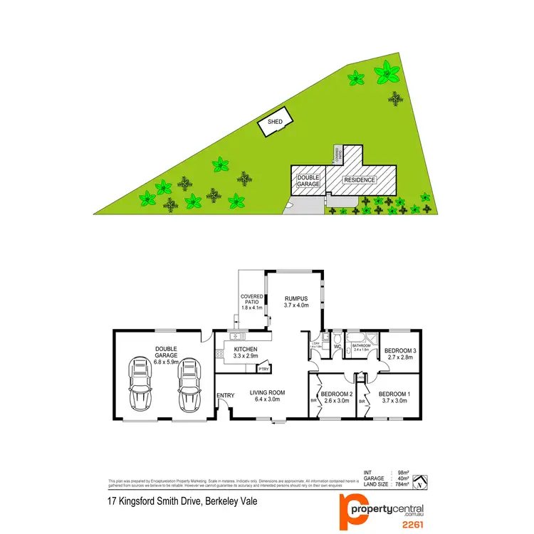Floorplan of Homely house listing, 17 Kingsford Smith Drive, Berkeley Vale NSW 2261