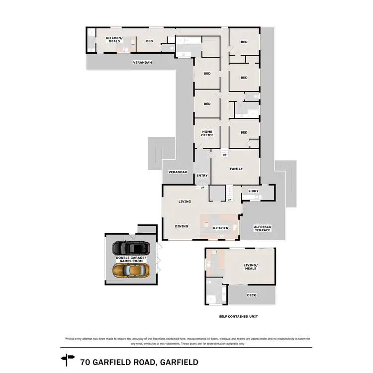 Floorplan of Homely house listing, 70 Garfield Road, Garfield VIC 3814
