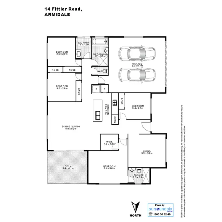 Floorplan of Homely house listing, 14 Fittler Road, Armidale NSW 2350