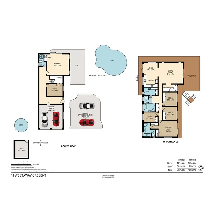 Floorplan of Homely house listing, 14 Westaway Crescent, Bellbowrie QLD 4070