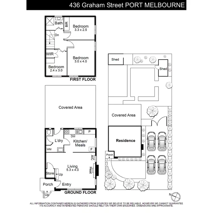 Floorplan of Homely house listing, 436 Graham Street, Port Melbourne VIC 3207