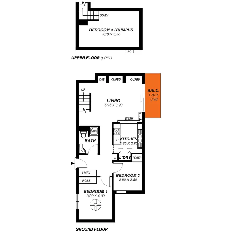 Floorplan of Homely unit listing, 16/233 East Terrace, Adelaide SA 5000