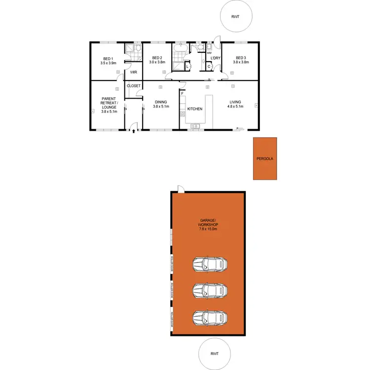 Floorplan of Homely house listing, 16 Walter Grove, Gawler East SA 5118
