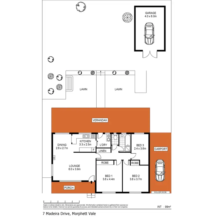 Floorplan of Homely house listing, 7 Madeira Drive, Morphett Vale SA 5162