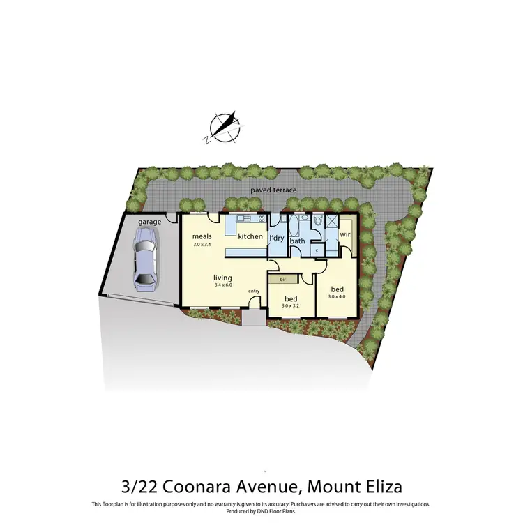 Floorplan of Homely unit listing, 3/22 Coonara Avenue, Mount Eliza VIC 3930