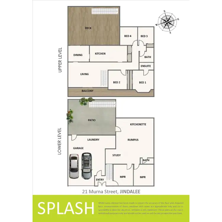 Floorplan of Homely house listing, 21 Murna Street, Jindalee QLD 4074