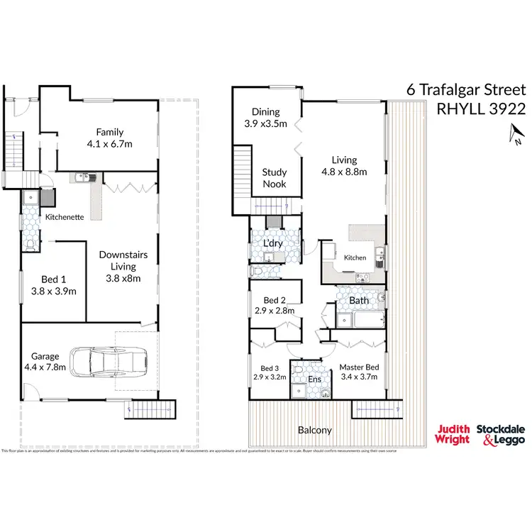 Floorplan of Homely house listing, 6 Trafalgar Street, Rhyll VIC 3923