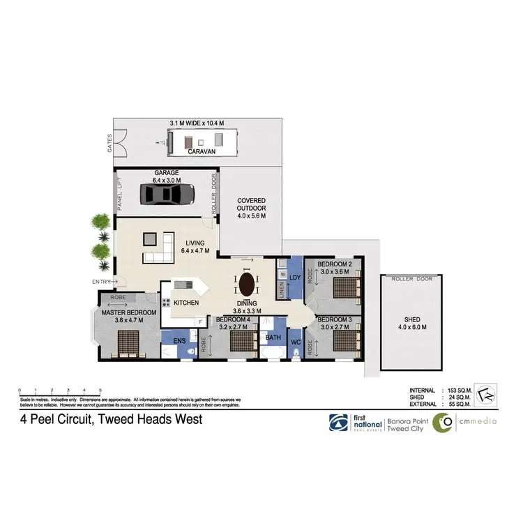 Floorplan of Homely house listing, 4 Peel Circuit, Tweed Heads South NSW 2486